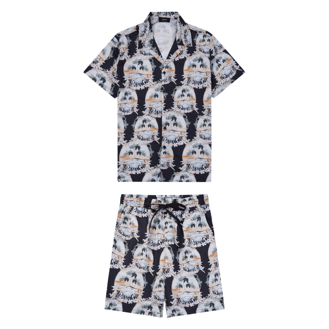 Amr Monogram Short Set