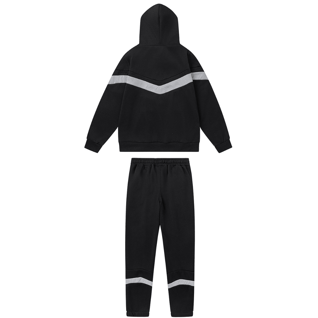 Decoded V-Stripe Black Tracksuit