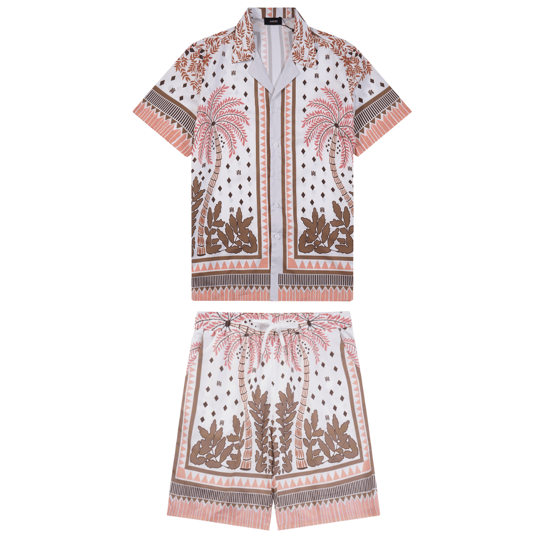 Amr Monogram Short Set