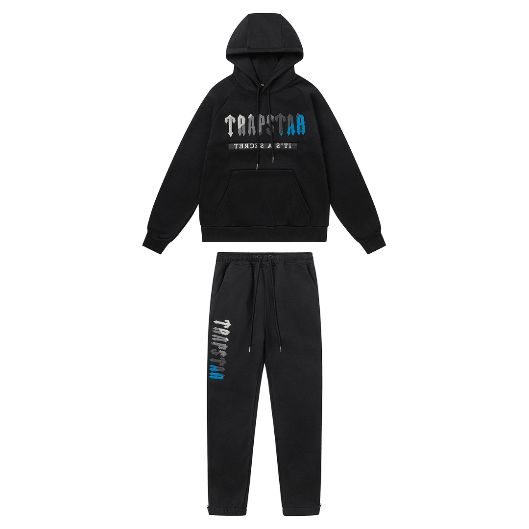 Decoded 2.0 Hooded Black Blue Tracksuit