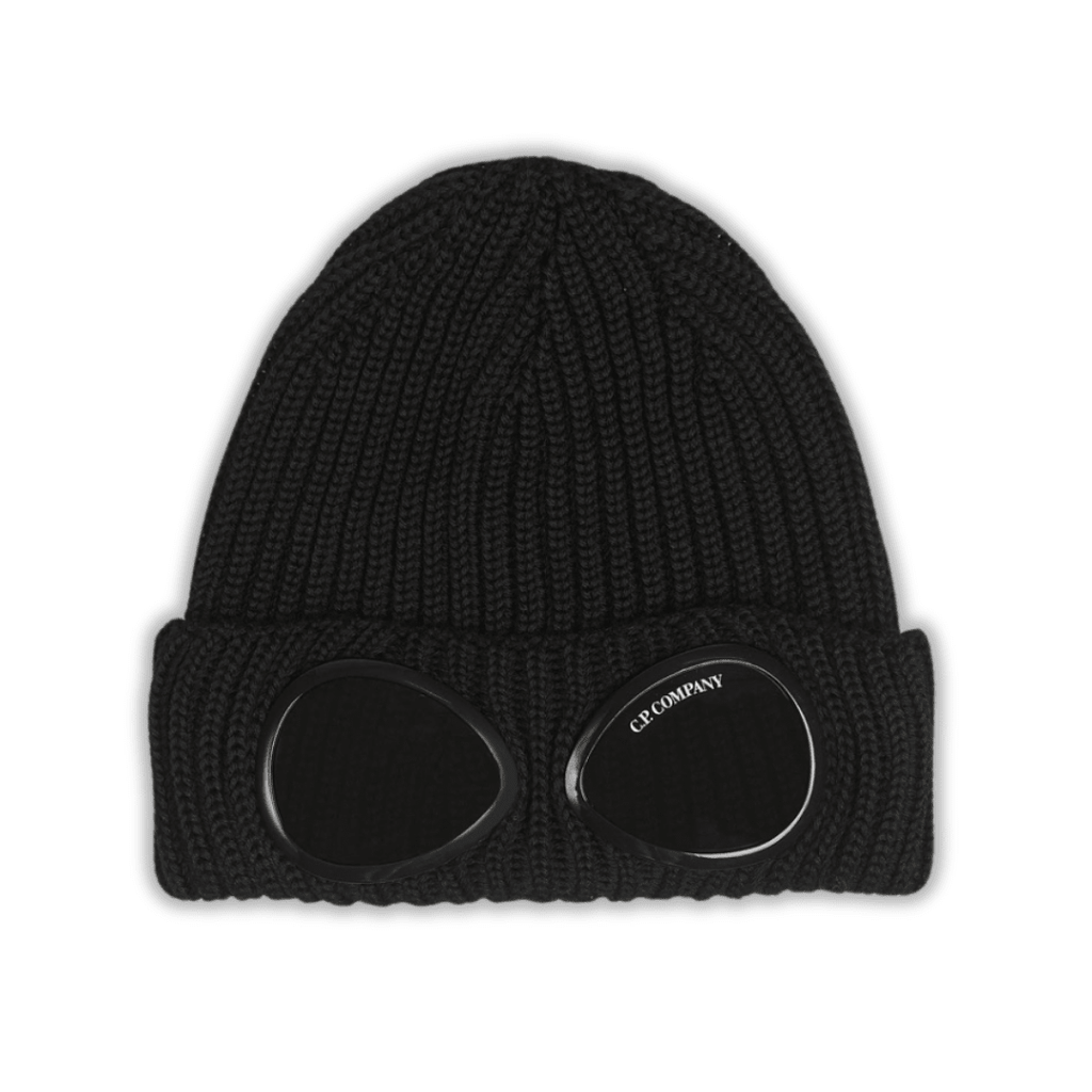 Monogram Full Black Beanie