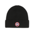 Goose Black Ribbed Beanie