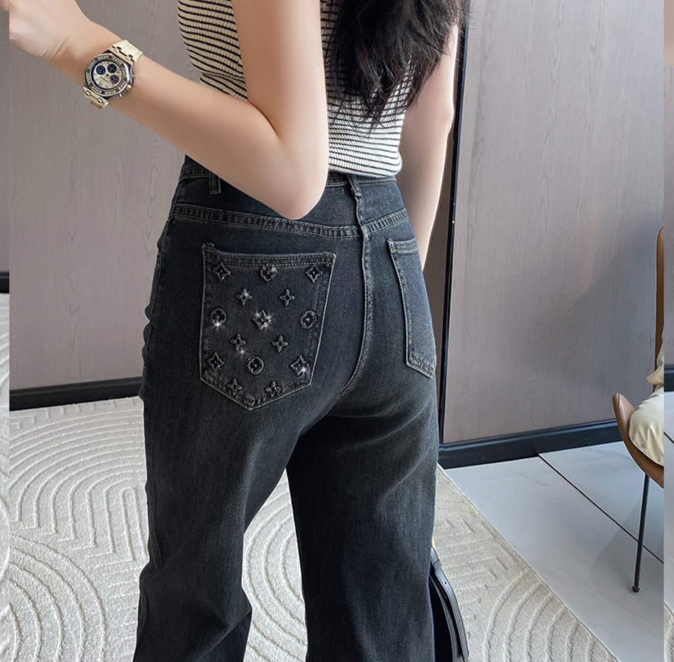 diamonds jeans black/denim
