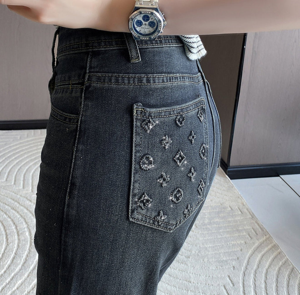 diamonds jeans black/denim