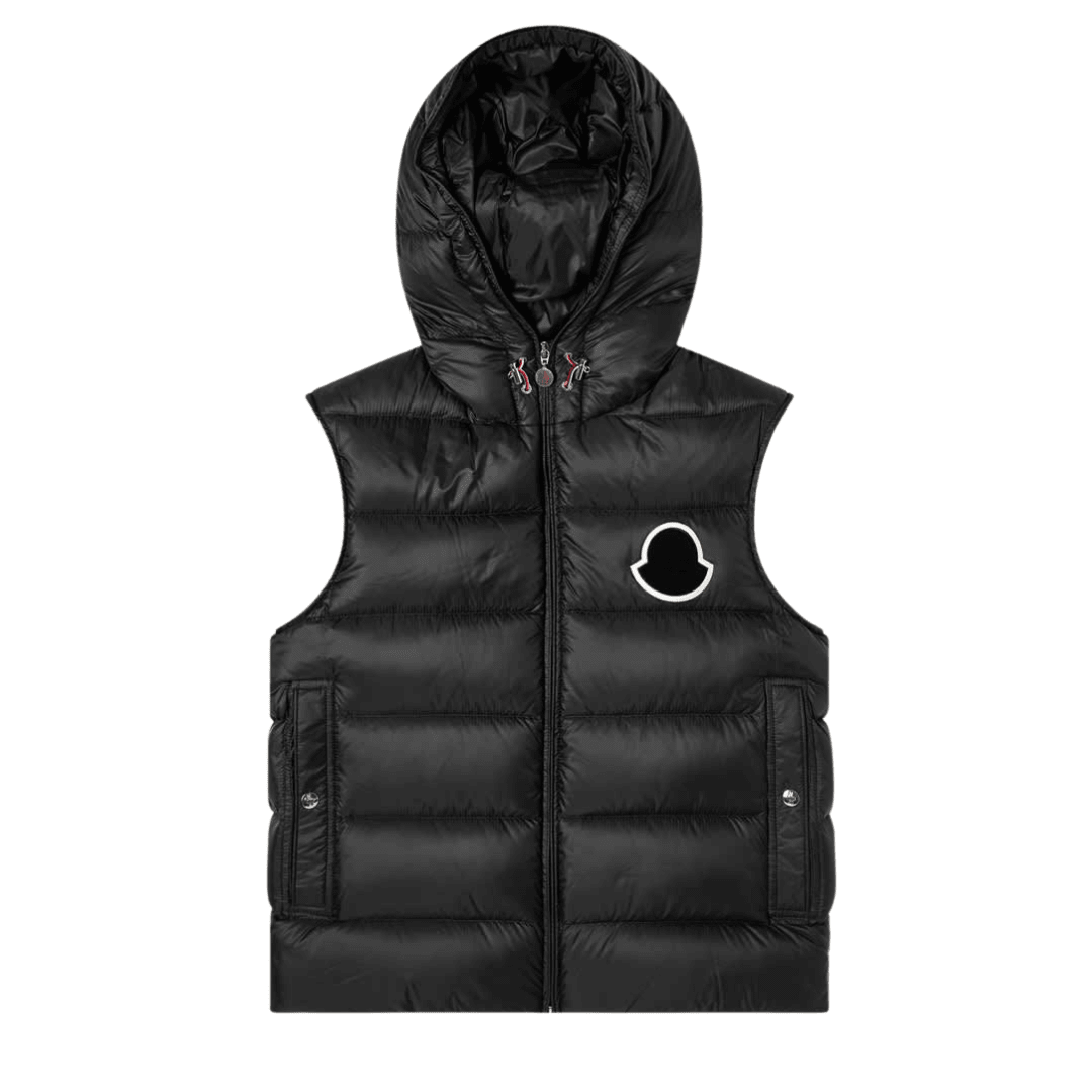Monogram Hooded Logo Gilet